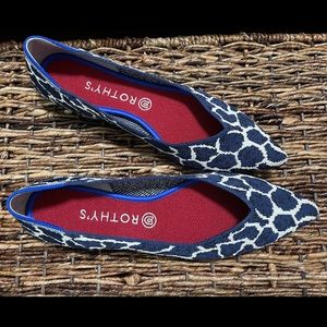 Rothy’s Indigo Giraffe Points size 11